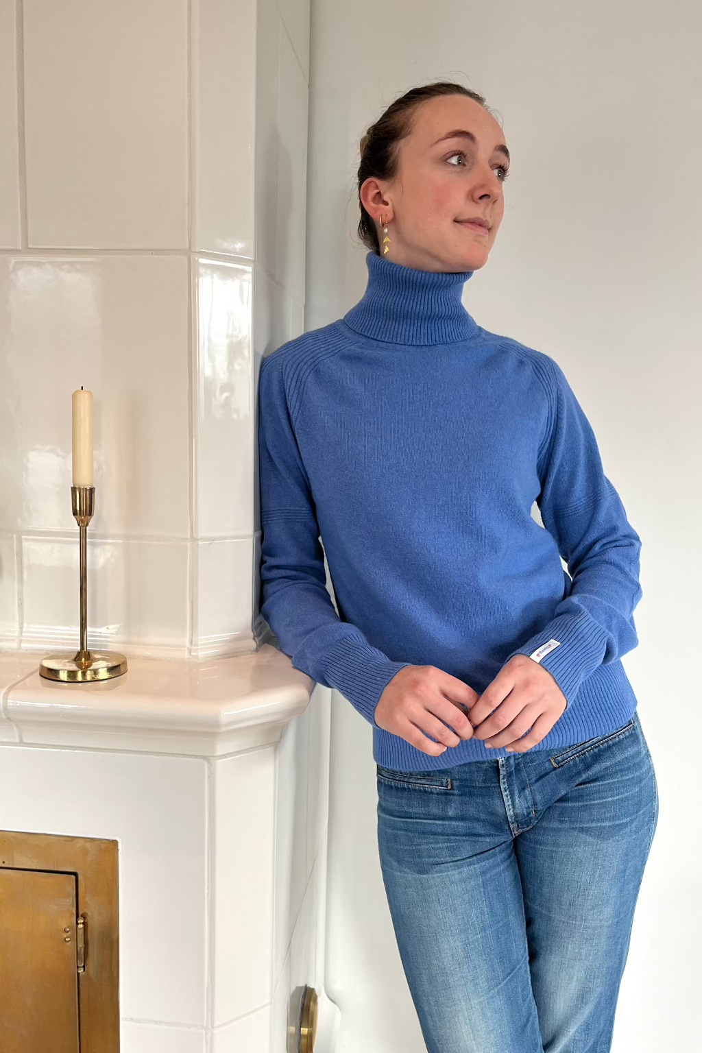 Zermatt turtleneck ITALIAN BLUE