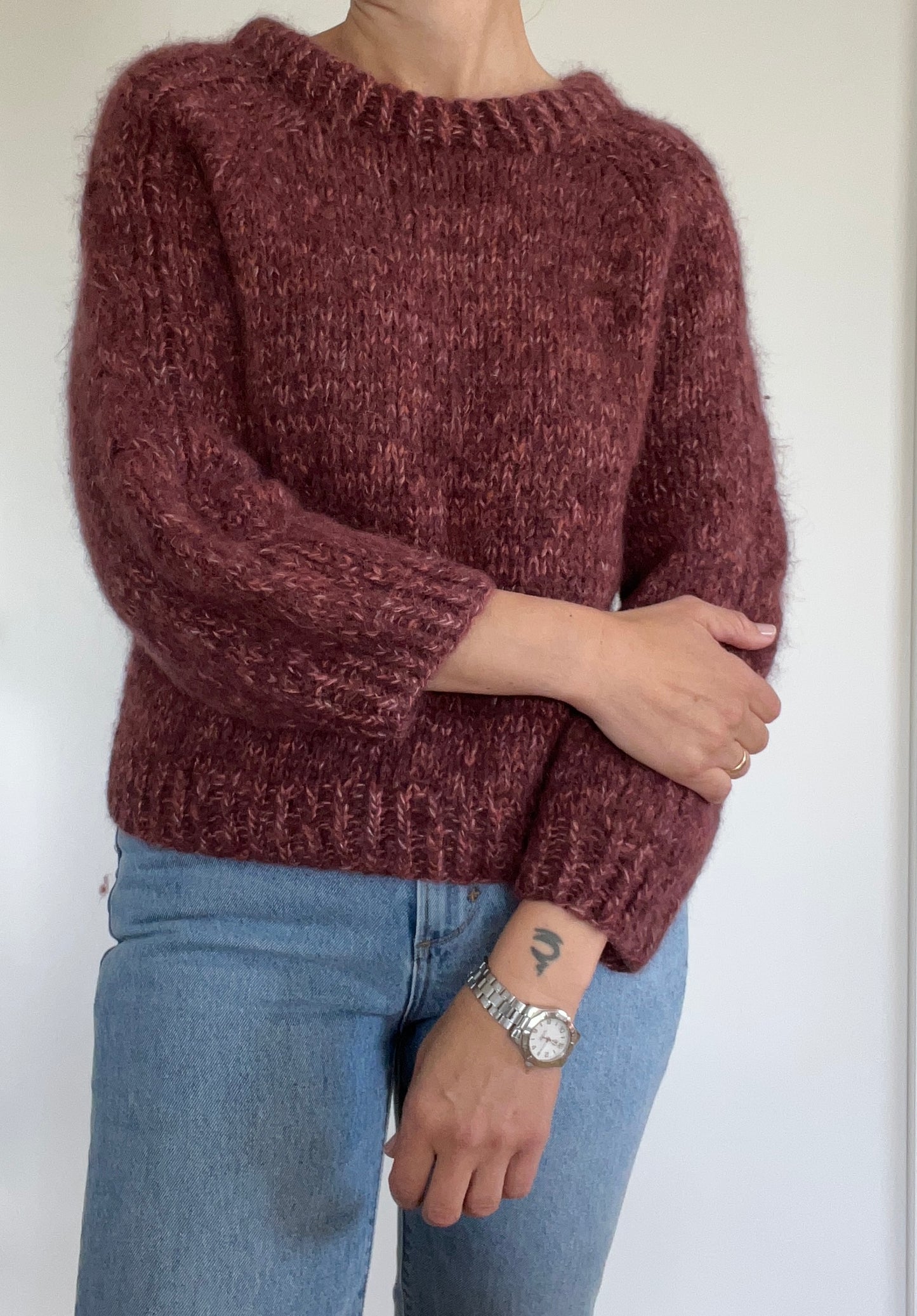 June sweater BURGUNDY