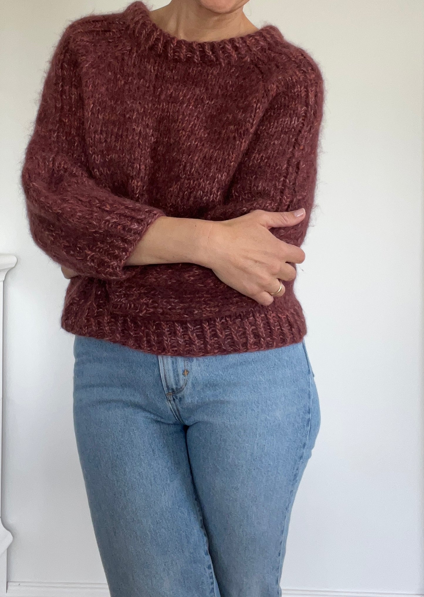 June sweater BURGUNDY